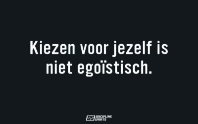 Kiezen voor jezelf is niet egoïstisch